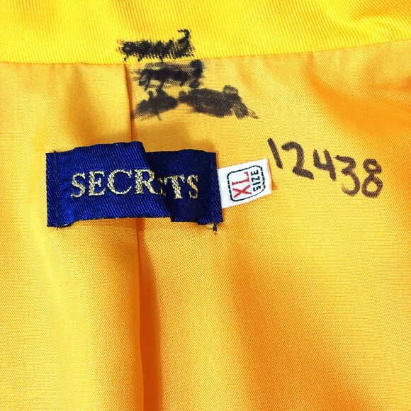 Zoot Suit Yellow Gold Vintage Y2K The Mask XL EUC - Picture 14 of 15